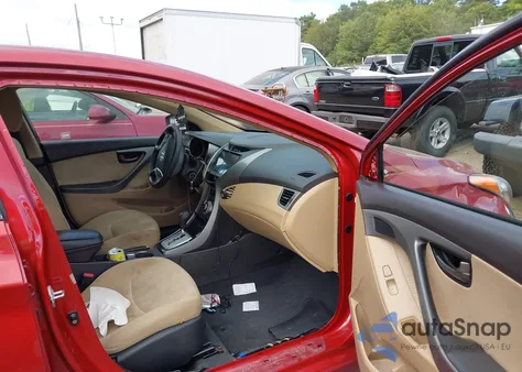 2012 Hyundai Elantra Gls (Ulsan Plant) from USA, damaged, VIN KMHDH4AE5CU462834